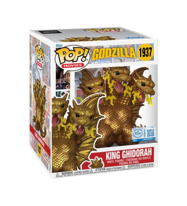 KING GHIDORAH ELECTRIC OVERSIZED / GODZILLA / FIGURINE FUNKO POP / EXCLUSIVE SPECIAL EDITION