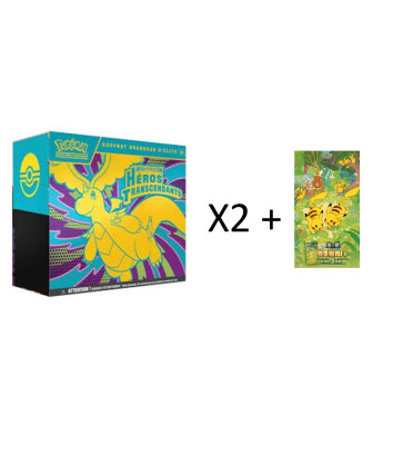 ETB HEROS TRANSCENDANTS ME2.5 + DISPLAY SLIM 151C GATHERING CHINOIS / CARTE POKEMON VF