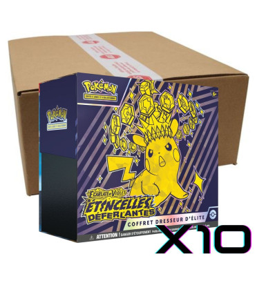 CASE DE 10 ETB ETINCELLES DEFERLANTES EV08 / CARTE POKEMON VF