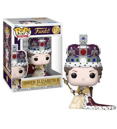 QUEEN ELIZABETH II COURONNEMENT / ROYALS FAMILY / FIGURINE FUNKO POP