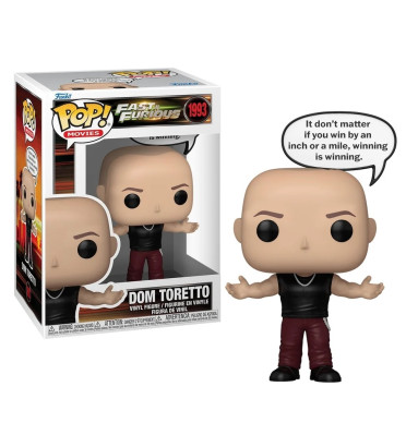 DOM TORETTO SAYING / FAST AND FURIOUS / FIGURINE FUNKO POP
