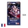 CARTON DE 24 BOOSTERS SOUS BLISTERS ONE PIECE OP-14 LES SEPT DE LA MER D'AZUR / CARTE VF