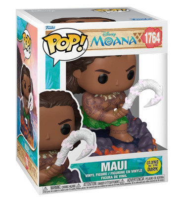 MAUI / VAIANA LE LEGENDE DU BOUT DU MONDE / FIGURINE FUNKO POP / GITD