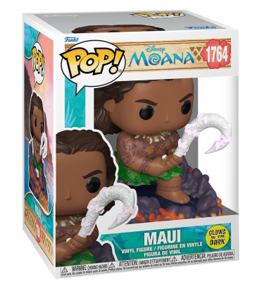 MAUI / VAIANA LE LEGENDE DU BOUT DU MONDE / FIGURINE FUNKO POP / GITD MAUI / VAIANA LE LEGENDE DU BOUT DU MONDE / FIGURINE FUNKO POP / GITD