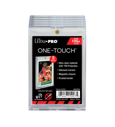 LOT DE 5 ONE TOUCH MAGNETIC HOLDER 100PT / ULTRA PRO