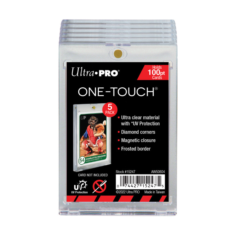 LOT DE 5 ONE TOUCH MAGNETIC HOLDER 100PT / ULTRA PRO