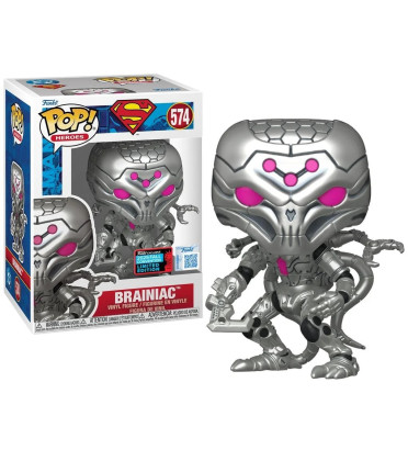 BRAINIAC METALLIC / SUPERMAN / FIGURINE FUNKO POP / EXCLUSIVE NYCC 225