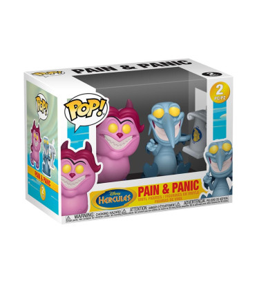 2 PACK PAIN AND PANIC / HERCULES 25TH / FIGURINE FUNKO POP