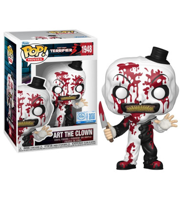 ART THE CLOWN BLOODY / TERRIFIER 3 / FIGURINE FUNKO POP / EXCLUSIVE SPECIAL EDITION