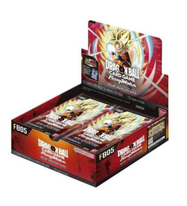 DISPLAY DE 24 BOOSTERS DRAGON BALL SUPER FUSION WORLD FB-05 NEW ADVENTURE / CARTE ANGLAISE