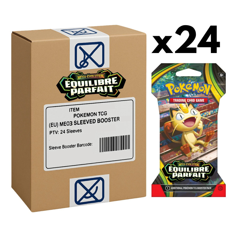 CARTON DE 24 BOOSTERS SOUS BLISTER EQUILIBRE PARFAIT ME03 / CARTE VF