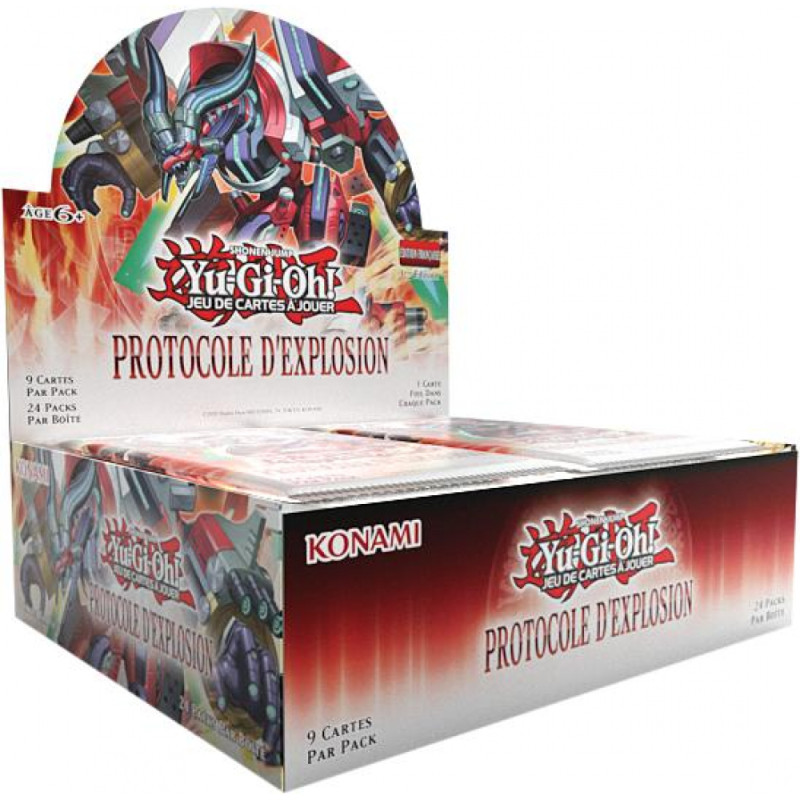DISPLAY DE 24 BOOSTERS PROTOCOLE D'EXPLOSION / CARTE YU-GI-OH VF