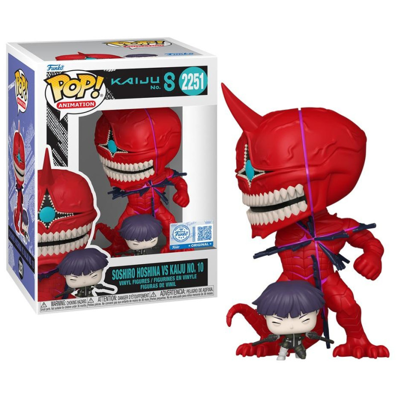 SOSHIRO HOSHINA VS KAIJU NO 10 / KAIJU NO 8 / FIGURINE FUNKO POP / EXCLUSIVE SPECIAL EDITION