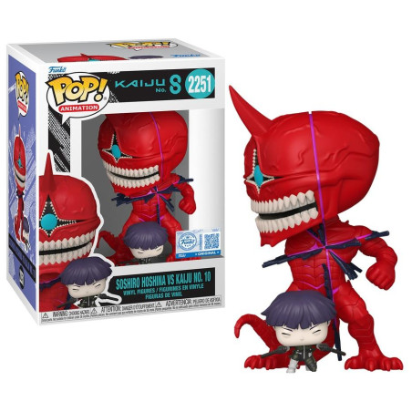SOSHIRO HOSHINA VS KAIJU NO 10 / KAIJU NO 8 / FIGURINE FUNKO POP / EXCLUSIVE SPECIAL EDITION
