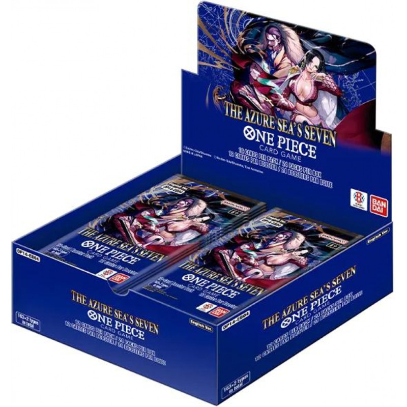 DISPLAY DE 24 BOOSTERS ONE PIECE THE AZURE SEA'S SEVEN OP-14 / CARTE ANGLAISE