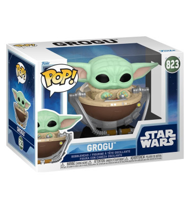 GROGU IN PRAM / STAR WARS THE MANDALORIAN AND GROGU / FIGURINE FUNKO POP GROGU IN PRAM / STAR WARS THE MANDALORIAN AND GROGU / FIGURINE FUNKO POP