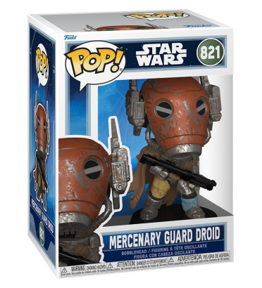 MERCENARY GUARD DROID / STAR WARS THE MANDALORIAN AND GROGU / FIGURINE FUNKO POP