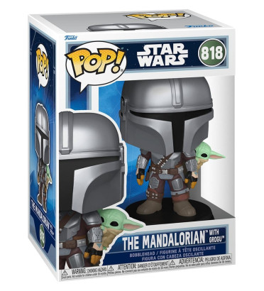 THE MANDALORIAN WITH GROGU / STAR WARS THE MANDALORIAN AND GROGU / FIGURINE FUNKO POP