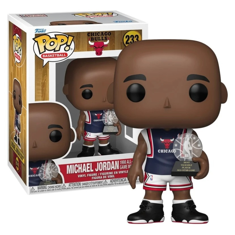 MICHAEL JORDAN 1998 ALL STAR GAME MVP / CHICAGO BULLS / FIGURINE FUNKO POP