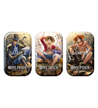 LOT DE 3 MINI TIN TS-02 VOL2 / CARTE ONE PIECE ANGLAISE