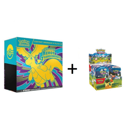 BUNDLE COFFRET DRESSEUR D'ELITE ETB ME2.5 + DISPLAY MINI TIN ME2.5 / CARTE POKEMON VF