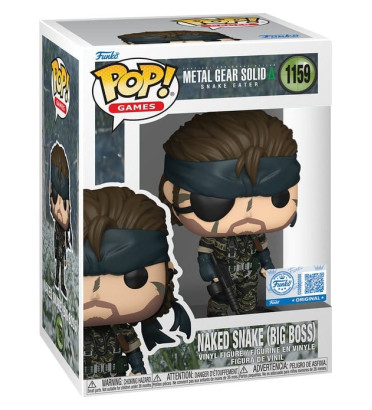 NAKED SNAKE BIG BOSS / METAL GEAR SOLID SNAKE EATER / FIGURINE FUNKO POP / EXCLUSIVE SPECIAL EDITION