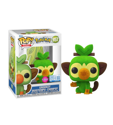 OUISTEMPO / POKEMON / FIGURINE FUNKO POP / EXCLUSIVE SPECIAL EDITION / FLOCKED