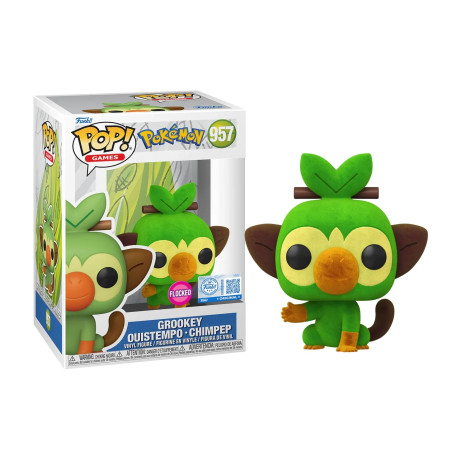 OUISTEMPO / POKEMON / FIGURINE FUNKO POP / EXCLUSIVE SPECIAL EDITION / FLOCKED
