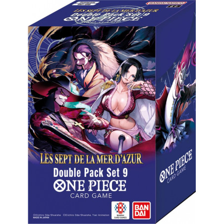 DOUBLE PACK SET 9 LES SEPT DE LA MER D'AZUR / CARTE ONE PIECE VF