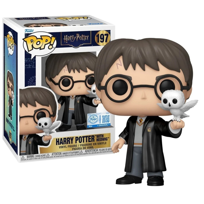 HARRY POTTER WITH HEDWIG / HARRY POTTER / FIGURINE FUNKO POP / EXCLUSIVE SPECIAL EDITION