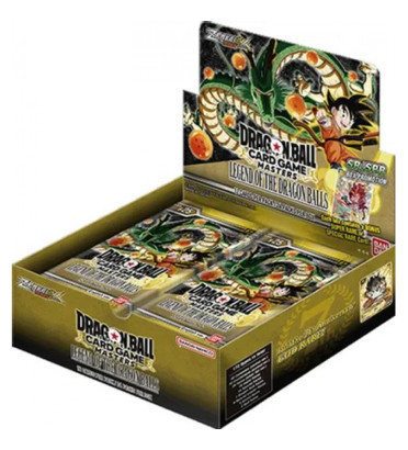 DISPLAY DE 24 BOOSTERS DRAGON BALL SUPER B25 LEGEND OF THE DRAGON / CARTE VF