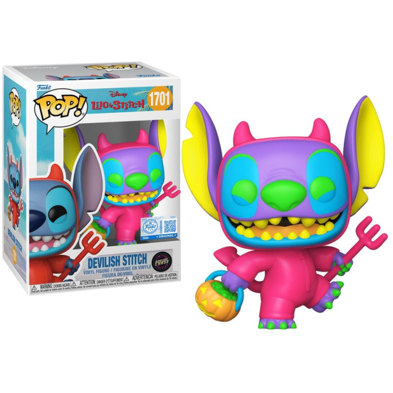 DEVILISH STITCH / LILO ET STITCH / FIGURINE FUNKO POP / EXCLUSIVE SPECIAL EDITION / CHASE