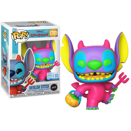 DEVILISH STITCH / LILO ET STITCH / FIGURINE FUNKO POP / EXCLUSIVE SPECIAL EDITION / CHASE