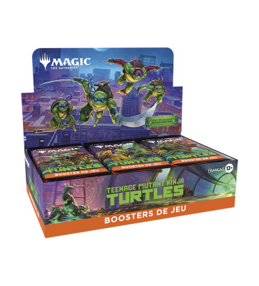 DISPLAY DE 30 BOOSTERS TEENAGE MUTANT NINJA TURTLES / CARTE MAGIC VF