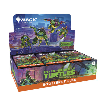 DISPLAY DE 30 BOOSTERS TEENAGE MUTANT NINJA TURTLES / CARTE MAGIC VF