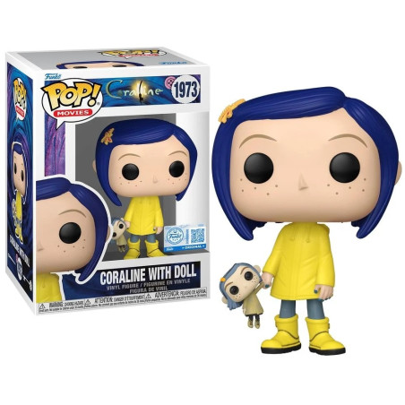 CORALINE WITH DOLL / CORALINE / FIGURINE FUNKO POP / EXCLUSIVE SPECIAL EDITION