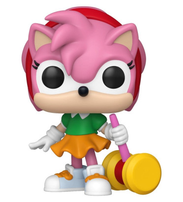 AMY ROSE WITH PIKO HAMMER / SONIC / FIGURINE FUNKO POP