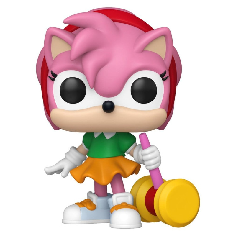 AMY ROSE WITH PIKO HAMMER / SONIC / FIGURINE FUNKO POP