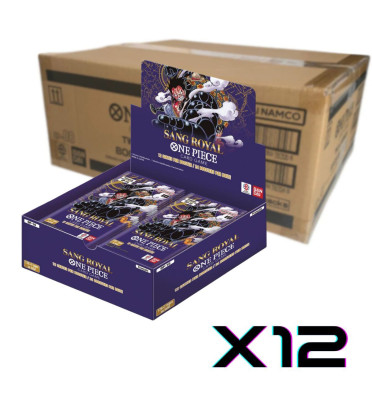 CASE ONE PIECE DE 12 DISPLAY OP-10 SANG ROYAL / CARTE VF