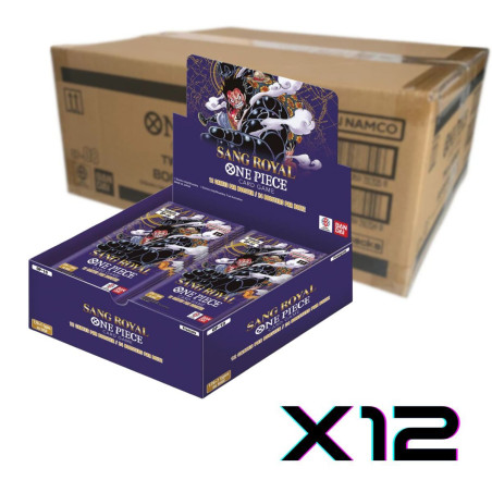 CASE ONE PIECE DE 12 DISPLAY OP-10 SANG ROYAL / CARTE VF