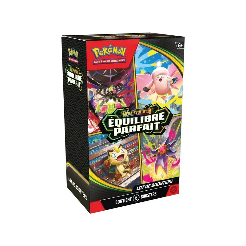 BUNDLE DE 6 BOOSTERS EQUILIBRE PARFAIT ME03 / CARTE POKEMON VF