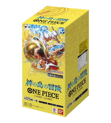 DISPLAY DE 24 BOOSTERS ONE PIECE THE ADVENTURE ON KAMI'S ISLAND OP-15 / CARTE JAPONAISE