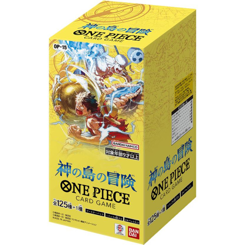 DISPLAY DE 24 BOOSTERS ONE PIECE THE ADVENTURE ON KAMI'S ISLAND OP-15 / CARTE JAPONAISE