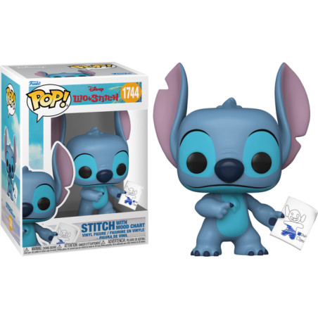 STITCH WITH MOOD CHART / LILO ET STITCH / FIGURINE FUNKO POP