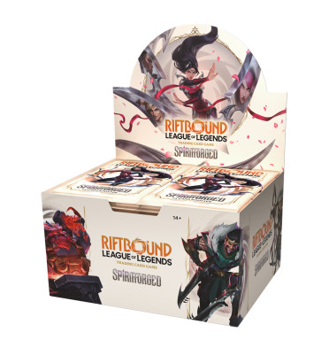 DISPLAY DE 24 BOOSTERS RIFTBOUND LEAGUE OF LEGEND SPIRITFORGED / CARTE ANGLAISE