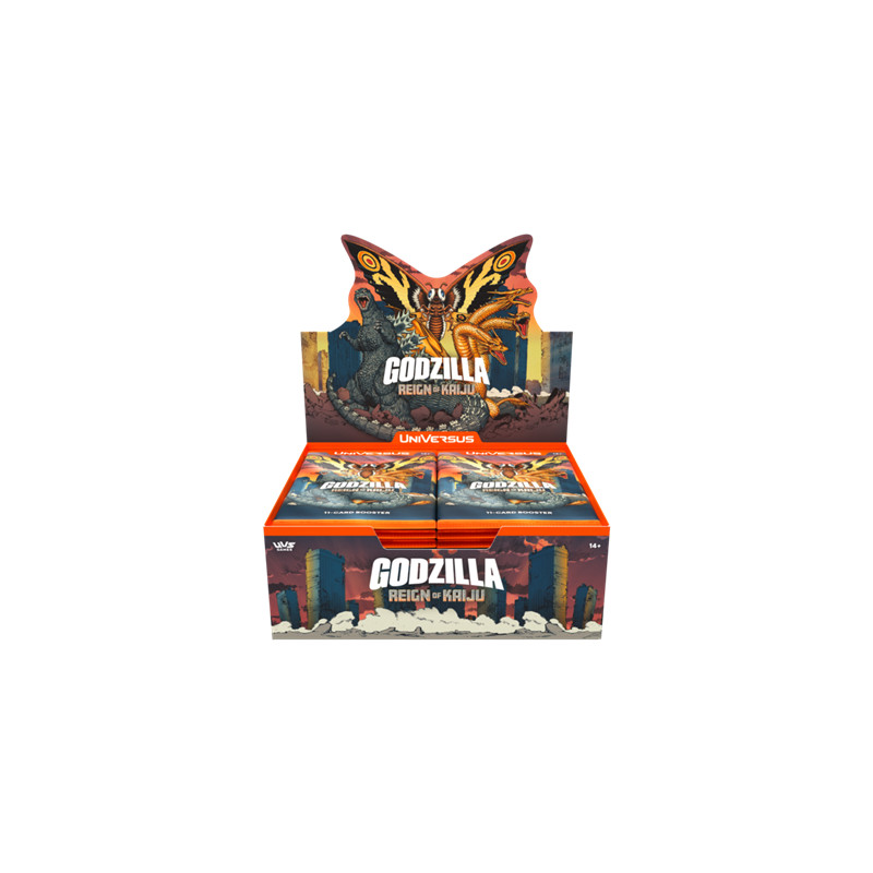 DISPLAY DE 24 BOOSTERS GODZILLA REIGN OF KAIJU / CARTE ANGLAISE