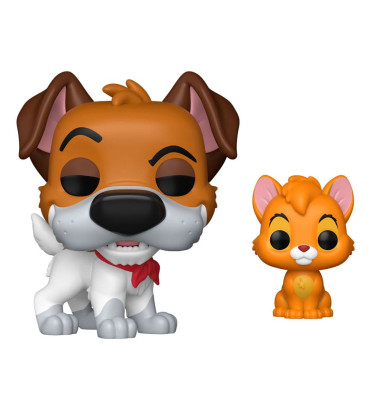 DODGER WITH OLIVER / OLIVER AND COMPANY / FIGURINE FUNKO POP