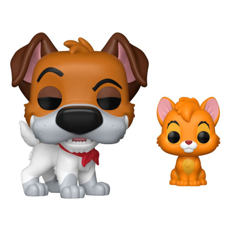 DODGER WITH OLIVER / OLIVER AND COMPANY / FIGURINE FUNKO POP