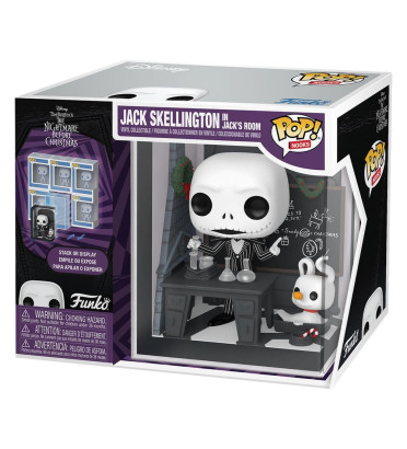 JACK SKELLINGTON IN JACK'S ROOM / L'ETRANGE NOEL DE MR JACK / FIGURINE FUNKO POP