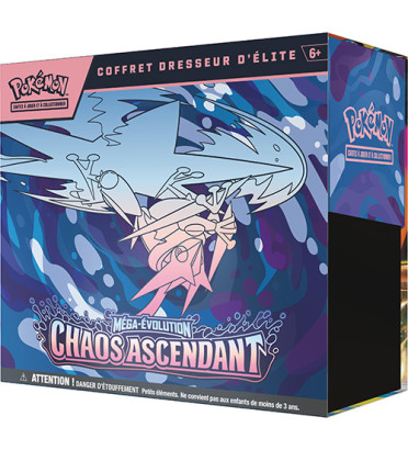 COFFRET DRESSEUR ELITE CHAOS ASCENDANTS ME04 / CARTE POKEMON VF